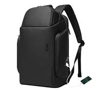BANGE Mochila de negocios inteligente con puerto de carga USB, mochila de trabajo ligera para hombres y mujeres, Negro -, M, Estilo
