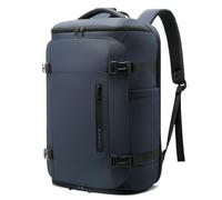 BANGE Mochila de viaje de 40 litros con compartimento para zapatos, Azul, L, Mochila de día