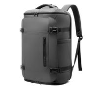 BANGE Mochila de viaje de 40 litros con compartimento para zapatos, Gris, L, Mochila de día