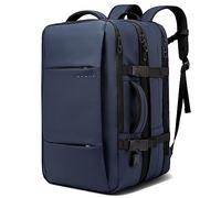 BANGE Mochila de viaje, mochila de transporte aprobada para vuelo, bolsa de viaje internacional, resistente al agua, duradera, mochila para laptop de 17 pulgadas, mochila grande para negocios, fin de