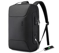 BANGE Mochila Tech para laptop para hombres y mujeres, Negro, Estándar, Computadora portátil