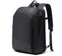 BANGE Mochilas de viaje, mochila de mano de fin de semana, mochila impermeable para laptop de negocios para hombres de 15.6 pulgadas (todos), Negro, M