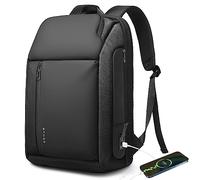 BANGE Mochilas de viaje, mochila de mano para laptop de 15.6 pulgadas, impermeable, para aviones, para hombres y mujeres, Negro -, L, Computadora portátil