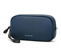 BANGE Organizador de cables, funda de viaje para accesorios de viaje, almacenamiento de transporte para cables, cargador, adaptador, cables, banco de energía