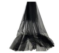 BANGHA Cenefa de Boda Cortinas Tela de Tul, Tela, Malla for Boda, Fondo for(Black)