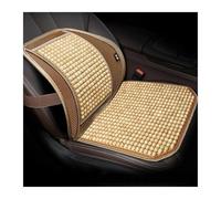 BANGHA Funda de Asiento de Cuentas de Madera Cojín De Asiento Coche con Cuentas Madera Verano, Una Sola Pieza Silla Transpirable Y Fresca(Red)