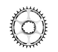 BANGHA Plato De Bicicleta,Monoplato MTB Plato Ovalado con Desplazamiento de 3 mm y 6 mm, Montaje Directo, 32T, 34T y 36T, for Bicicleta de montaña y Carretera(Offset 6mm Oval 34T)