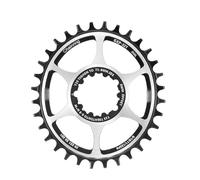 BANGHA Plato De Bicicleta,Monoplato MTB Plato Ovalado con Desplazamiento de 3 mm y 6 mm, Montaje Directo, 32T, 34T y 36T, for Bicicleta de montaña y Carretera(Offset 3mm Oval 32T)