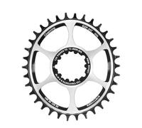 BANGHA Plato De Bicicleta,Monoplato MTB Plato Ovalado con Desplazamiento de 3 mm y 6 mm, Montaje Directo, 32T, 34T y 36T, for Bicicleta de montaña y Carretera(Offset 3mm Oval 34T)