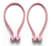 BANGHA Sujeta Cortinas,AlzapañOs Cortinas Lazos for Cortinas con Bolas, Cuerdas for Colgar, Sujetadores, Hebillas, Barras for Accesorios, Ganchos for, Decoraciones for el hogar(Pink,1PC)