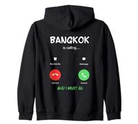 Bangkok está Llamando y Debo IR a Tailandia de Viaje Sudadera con Capucha