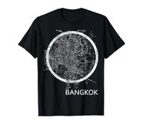 Bangkok Tailandia Calle Mapa tailandés paisaje urbano Muay Camiseta
