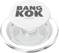Bangkok Tailandia Mapa De La Ciudad Tipografía Urban Travel PopSockets PopGrip para MagSafe