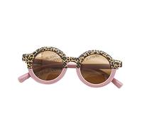 BANGNA niños pequeños Lindos Leopardo Gafas de Sol Redondas protección UV bebé niña niño Lindo Forma de Oso niños Actividades al Aire Libre