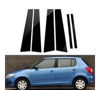 Bangquan Coche Moldura De Pilar De Ventana De Puerta para Skoda Fabia 2007-2014, Resistente Rayones Impermeable Accesorios Exteriores