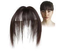 Bangs Hair Clip - Clip On Fringe Extension, Human Hair Piece