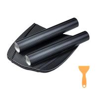 BangShou Fibra de Carbono Película Pegatina de Decoración Autoadhesiva A Prueba de Agua Libre de Burbuja, Uso Exterior & Interior para Coche Motocicleta Teléfono Móvil Ordenador (152 * 30cm)