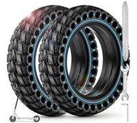 BANGTING 2PCS 50/75-6.1 Ruedas Macizas para Patinete Electrico, 8.5x2 Pulgadas Neumáticos de Reemplazo, 8 1/2 x2 Rueda de Repuesto Para Xiaomi Pro 2 / M365 / M365 Pro / 1S / 3/3 Lite/Essential