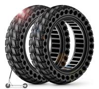 BANGTING 2PCS 60/70-6.5 Ruedas Macizas para Patinete Electrico, 10x2.5 Pulgadas Neumáticos de Reemplazo, 10x2.50-6.5 Rueda Para Segway Ninebot Max G2/G30/G30D/G30E/G30E/G30LP/G30D II/G30 Max