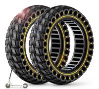 BANGTING 2PCS 60/70-6.5 Ruedas Macizas para Patinete Electrico, 10x2.5 Pulgadas Neumáticos de Reemplazo, 10x2.50-6.5 Rueda Para Segway Ninebot Max G2/G30/G30D/G30E/G30E/G30LP/G30D II/G30 Max