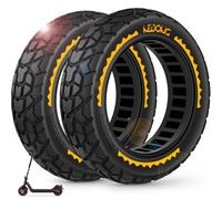 BANGTING 2PCS 8.5 Pulgadas Ruedas Macizas para Patinete Electrico, 8 1/2 x2 Neumáticos de Reemplazo, 50/75-6.1 Rueda de Repuesto Para Xiaomi Pro 2 / M365 / M365 Pro / 1S / 3/3 Lite/Essential