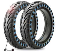 BANGTING 2PCS 8.5x2 Ruedas Patinete, 50/75-6.1 Neumático Macizo | 8 1/2 x2 Llanta de Repuesto Antipinchazos para Xiaomi Pro 2/M365/M365 Pro/1S/3/3 Lite/Essential, Soflow SO4/SO3