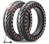 BANGTING 2PCS 8.5x2 Ruedas Patinete, 50/75-6.1 Neumático Macizo | 8 1/2 x2 Llanta de Repuesto Antipinchazos para Xiaomi Pro 2/M365/M365 Pro/1S/3/3 Lite/Essential, Soflow SO4/SO3
