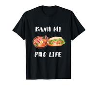 Banh Mi For Life Sandwich de Comida callejera Baguette vietnamita Camiseta