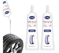 banjiabb 2 unidades de adhesivo para neumáticos, adhesivo de goma, adhesivo para neumáticos de coche, líquido vulcanizador, reparación rápida de grietas, agujeros y descamación de diferentes gomas de