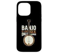 Banjo Bluegrass Músico Cuerdas - Banjo Carcasa para iPhone 14 Pro MAX