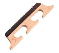 Banjo de madera para sillín de puente para 4, 5, 6 cuerdas, incrustaciones superiores de ébano para una transferencia estable de vibraciones, diseño ligero para acústica, ajuste (4 cuerdas)