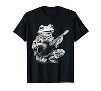 Banjo Frog Bluegrass Banjo Jugador Rana Jugando Banjo Camiseta