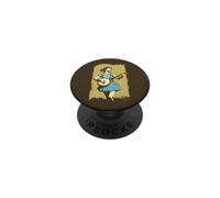 Banjo Girl Hermosa Mujer Hippie Festival Bluegrass PopSockets PopGrip Adhesivo