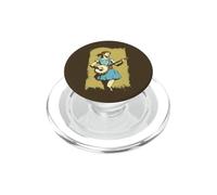 Banjo Girl Hermosa Mujer Hippie Festival Bluegrass PopSockets PopGrip para MagSafe