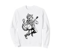 Banjo Jugando Hombre Lobo Bluegrass Festival Wolf Sudadera