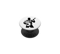 Banjo Pick Love Country Music Folk Bluegrass Banjo Jugador PopSockets PopGrip Adhesivo