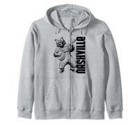 Banjo Playing Bear Festival de Bluegrass de Nashville Tennessee Sudadera con Capucha