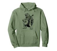 Banjo Playing Turtle Tortoise Terrapin Bluegrass Festival Sudadera con Capucha