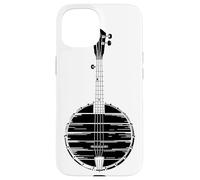Banjo Sketch Country Music Bluegrass Band Carcasa para iPhone 15