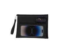 Bank Bag - Anti-Theft Waterproof Wallet With Lock And Zipper, Secure Cash Pouch, Travel Organizer | Convenient Storage For Keys, Credit Cards, Mobile Phone, Home, Car, Camping, Beach, Hotel,