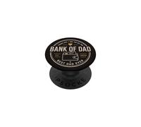 Bank of Dad Best Dad Ever Father Cita Cartera Humor PopSockets PopGrip Adhesivo