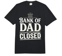 Bank of Dad Closed Funny Daddy Jokes Father Money Humor Comfort Colors Adult Heavyweight T-Shirt