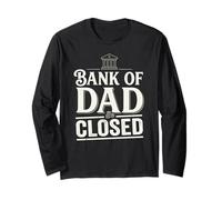 Bank of Dad Closed Funny Daddy Jokes Father Money Humor Manga Larga