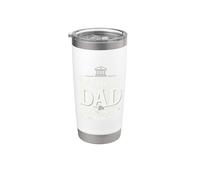 Bank of Dad Closed Funny Daddy Jokes Father Money Humor Vaso térmico de acero inoxidable de doble pared