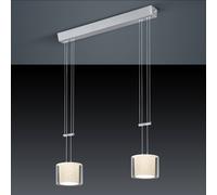 BANKAMP cecil lámpara colgante LED, 2 luces