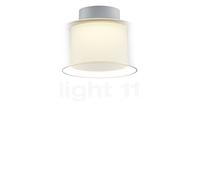 Bankamp Grand, lámpara de techo LED, aluminio anodizado/vidrio cristalino - ø20 cm