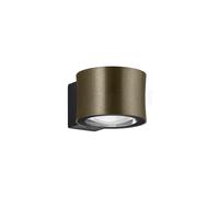 Bankamp Impulse, lámpara de pared LED, bronce mate - 2.700 K