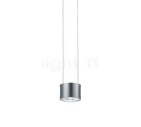 Bankamp Impulse, lámpara de suspensión LED, níquel mate