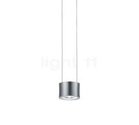 Bankamp Impulse, lámpara de suspensión LED, níquel mate