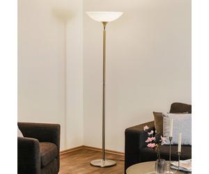 BANKAMP Opera lámpara LED de pie, níquel